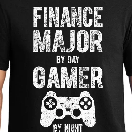 Video Gamer Gift Finance Major By Day Gamer By Night Pajama Set