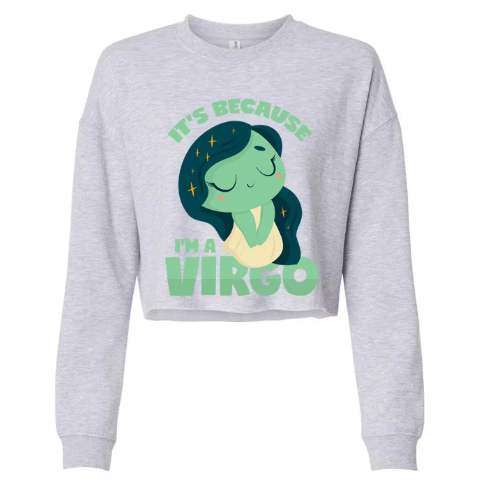 Virgo Great Gift Cropped Pullover Crew