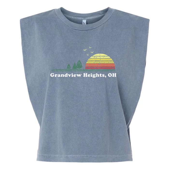 Vintage Grandview Heights Ohio Home Souvenir Garment-Dyed Women's Muscle Tee