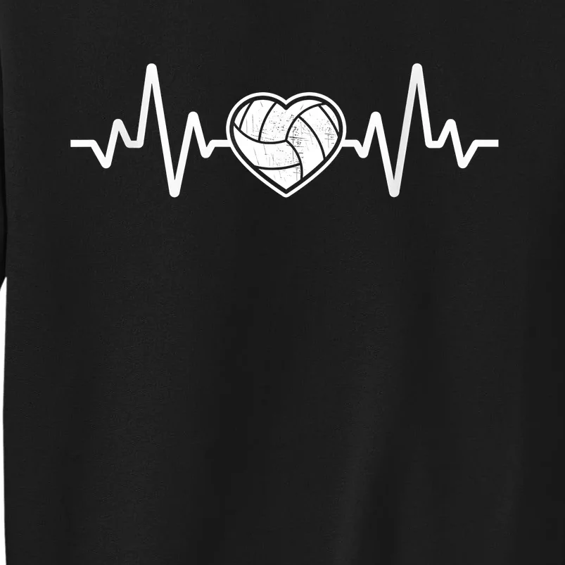 Volleyball Gifts Heartbeat Sweatshirt