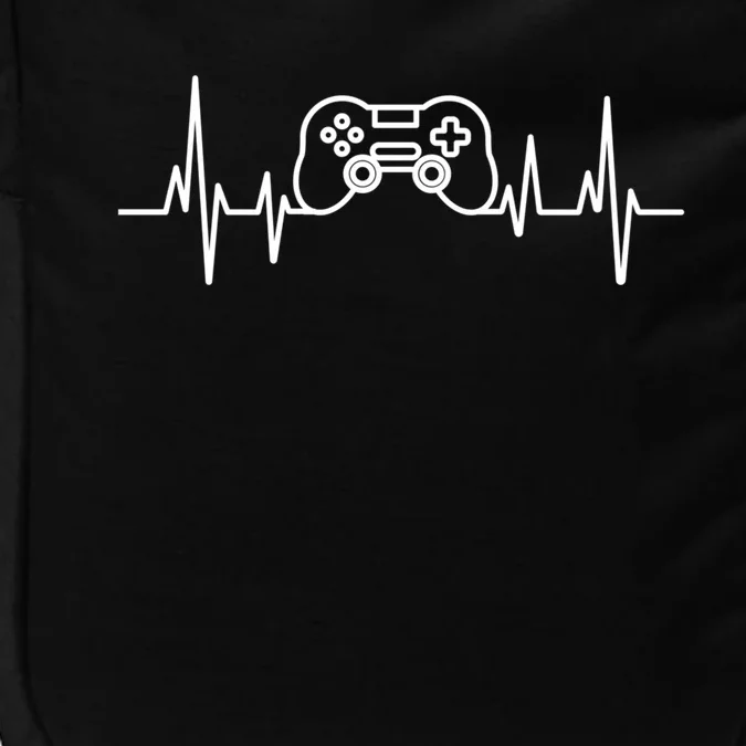 Video Game Heartbeat Gamer Funny Gift Gaming Controller Cool Gift Impact Tech Backpack