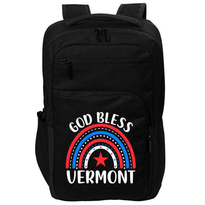 Vermonfunny Gift I Love Vermont Usa Great Gift Impact Tech Backpack