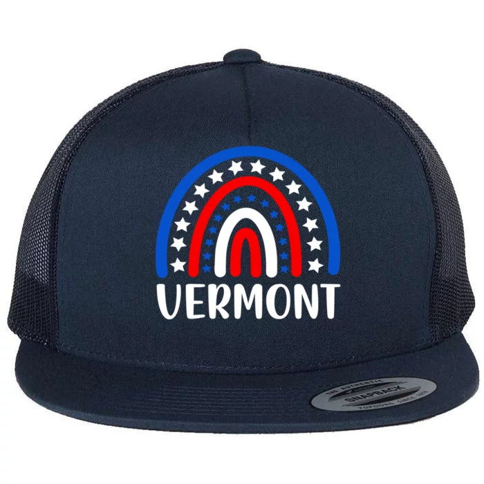 Vermoncute Gift I Love Vermont Usa Cute Gift Flat Bill Trucker Hat