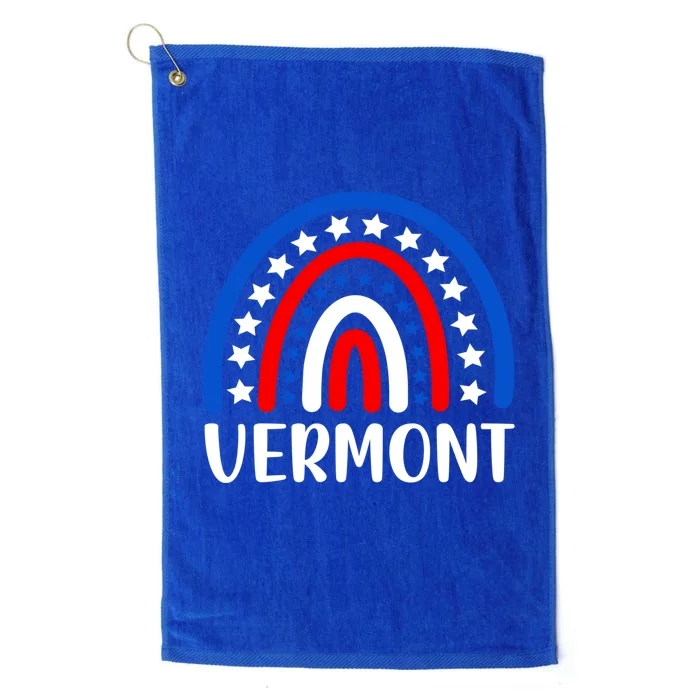 Vermoncute Gift I Love Vermont Usa Cute Gift Platinum Collection Golf Towel