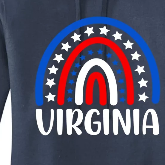 Virginia Gift I Love Virginia Usa Funny Gift Women's Pullover Hoodie