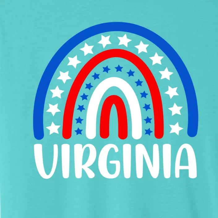 Virginia Gift I Love Virginia Usa Gift ChromaSoft Performance T-Shirt