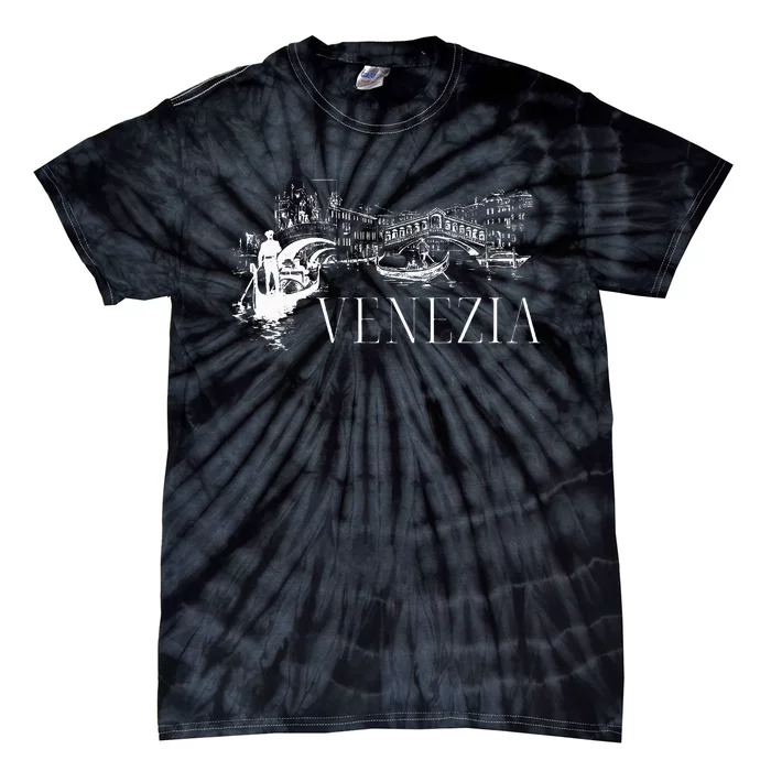 Venice Gondola Italy Venezia Tie-Dye T-Shirt