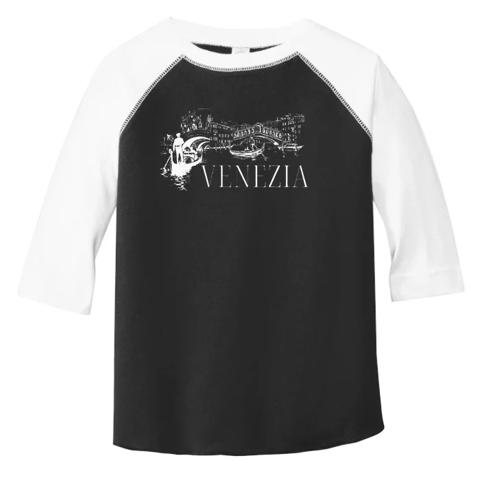 Venice Gondola Italy Venezia Toddler Fine Jersey T-Shirt