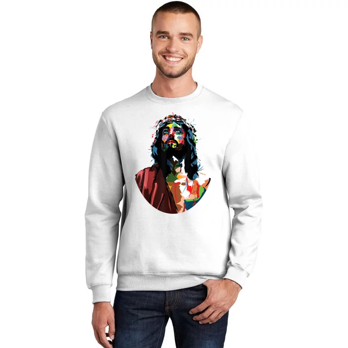 Vintage Got King Jesus Christ Sweet Face Image Sweatshirt