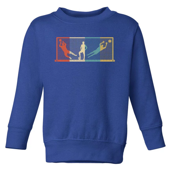 Vintage Goal Keeper Gift Soccer Goalie Gift Funny Gift Toddler Sweatshirt