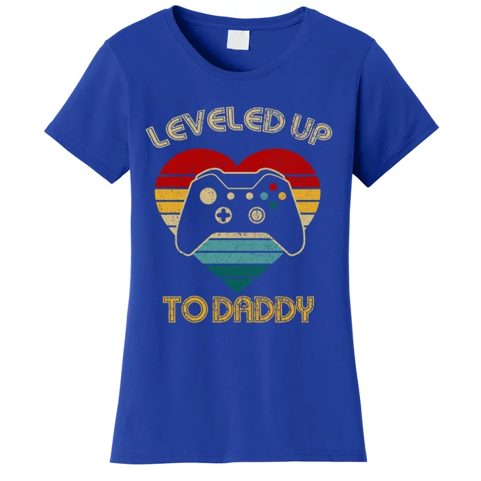 Vintage Gamer Leveled Up To Daddy Cool Gift Gaming Lovers Gift Women's T-Shirt