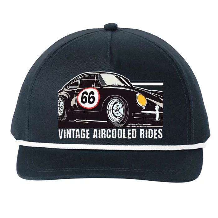 Vintage German LuftgeküHlt Aircooled Classic Car Guy Snapback Five-Panel Rope Hat