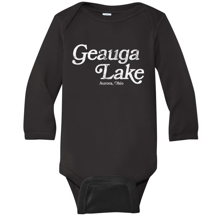 Vintage Geauga Lake Cleveland Baby Long Sleeve Bodysuit