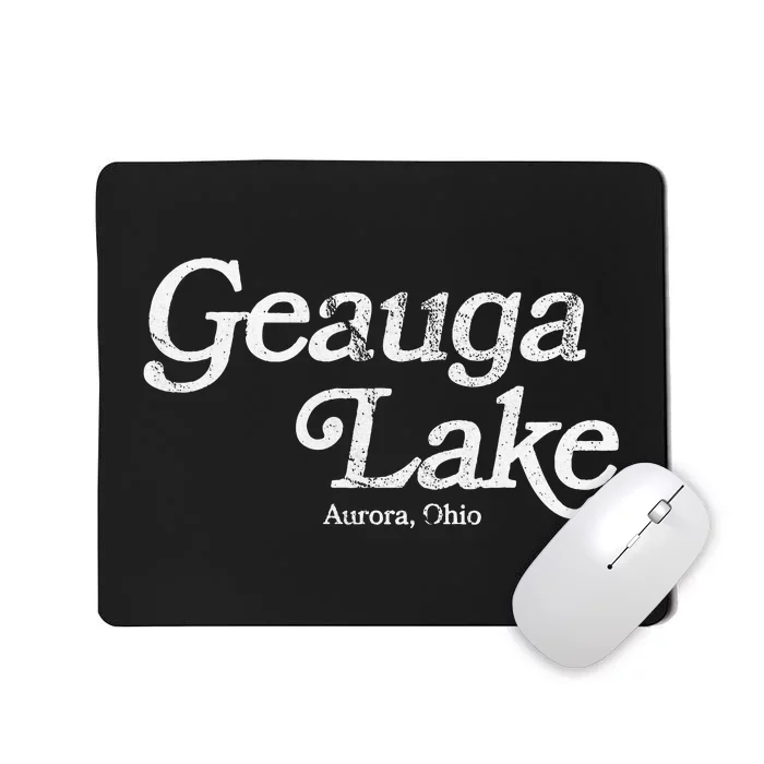 Vintage Geauga Lake Cleveland Mousepad