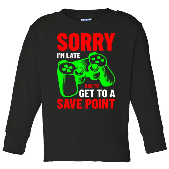 Video Game Lover Gaming T Toddler Long Sleeve Shirt