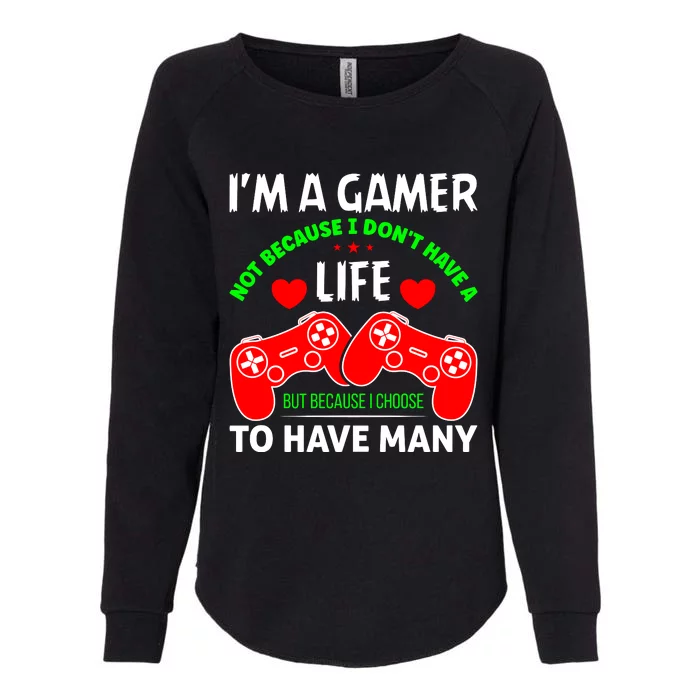 Video Game Lover Gaming T Womens California Wash Sweatshirt