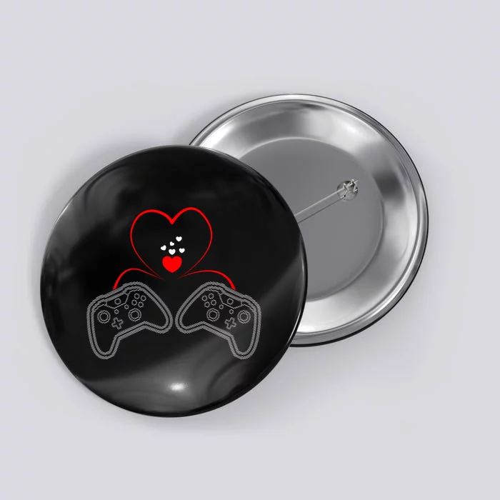 Video Game Lover Gaming T Button