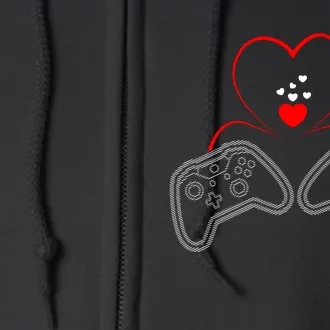 Video Game Lover Gaming T Full Zip Hoodie