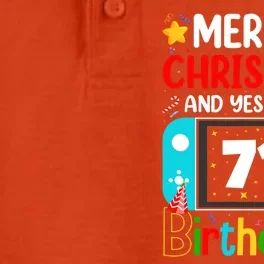 Video Game Lover Merry Christmas Yes ItS My 71th Birthday Cute Gift Dry Zone Grid Performance Polo