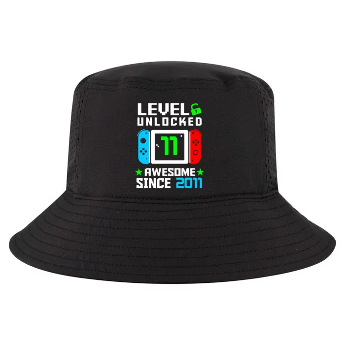 Video Game Level 11 Unlocked 11th Birthday Cool Comfort Performance Bucket Hat