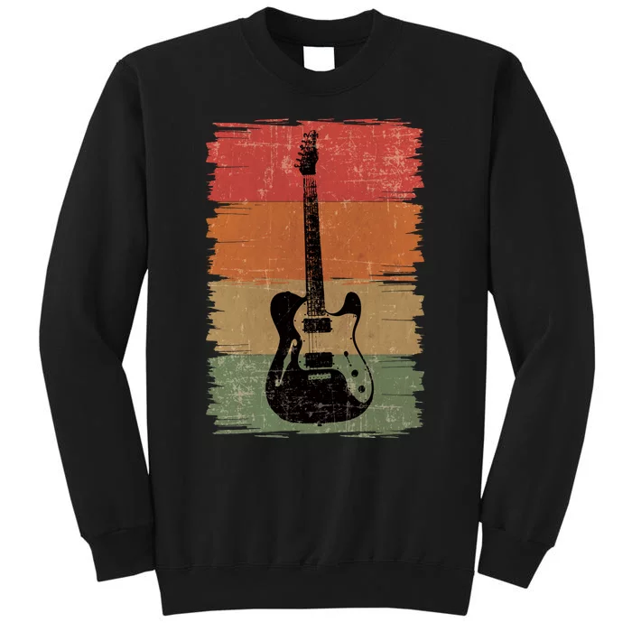 Vintage Guitar Lover Guitar Player Guitarist Gifts Sweatshirt