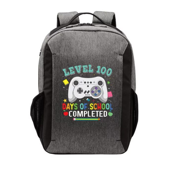 Video Game Level 100 Days Of School Completed Vector Backpack