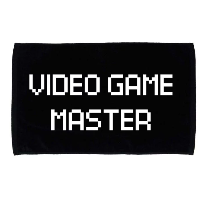 Video Game Master Funny Video Gamer Gift Meaningful Gift Microfiber Hand Towel