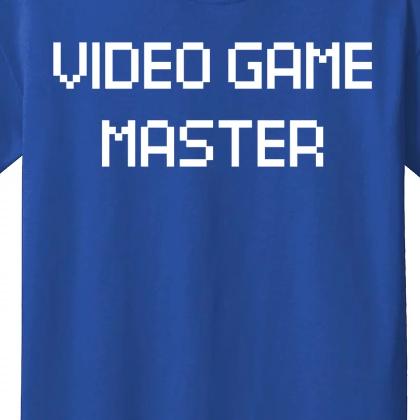 Video Game Master Funny Video Gamer Gift Meaningful Gift Kids T-Shirt