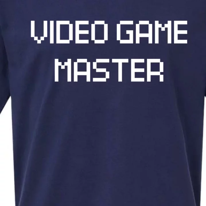 Video Game Master Funny Video Gamer Gift Meaningful Gift Sueded Cloud Jersey T-Shirt