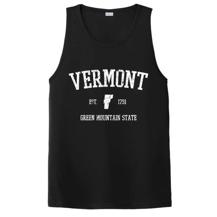 Vermont Green Mountain State Est 1791 Performance Tank