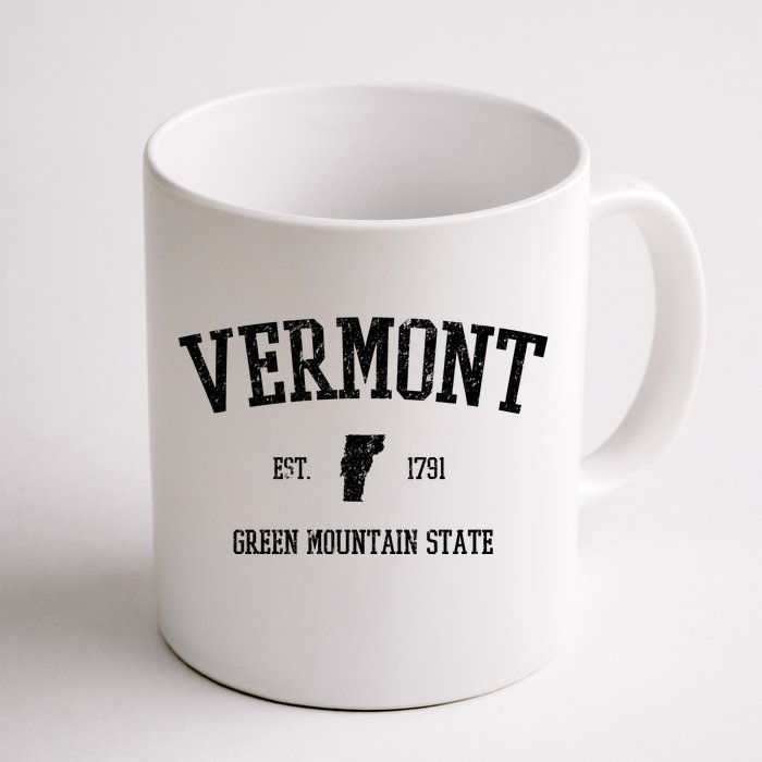 Vermont Green Mountain State Est 1791 Front & Back Coffee Mug