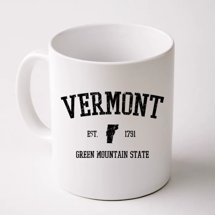 Vermont Green Mountain State Est 1791 Front & Back Coffee Mug