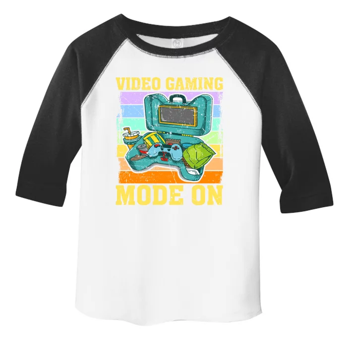 Video Gaming Mode On Video Gamer Gift Toddler Fine Jersey T-Shirt