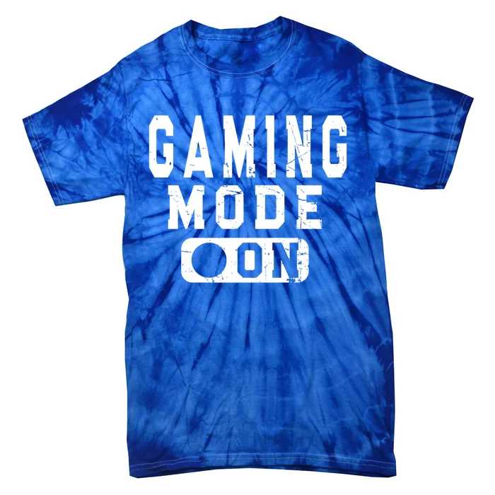 Vintage Gaming Mode On Video Game Player Joke Gift Tie-Dye T-Shirt