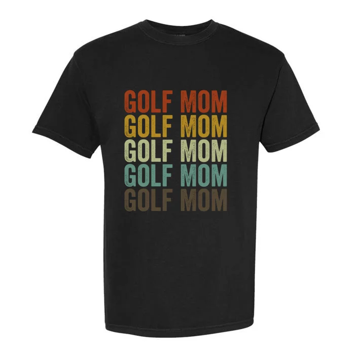 Vintage Golf Mom Golf Player Mom Gift For Mother's Day Garment-Dyed Heavyweight T-Shirt