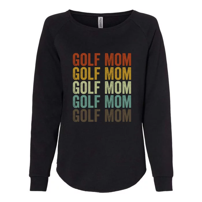 Vintage Golf Mom Golf Player Mom Gift For Mother's Day Womens California Wash Sweatshirt