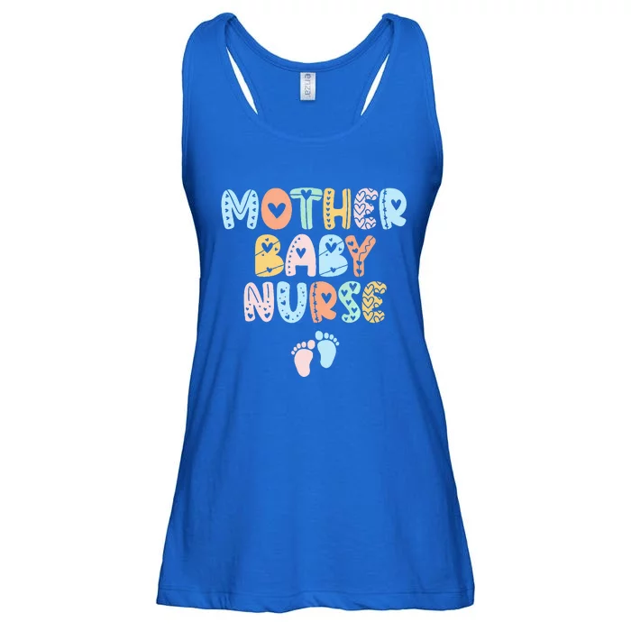 Vintage Groovy Mother Baby Nurse Ladies Essential Flowy Tank