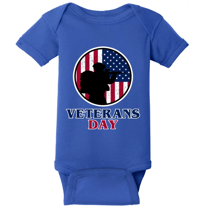 Veteran Gift Meaningful Gift Veterans Day Great Gift Baby Bodysuit