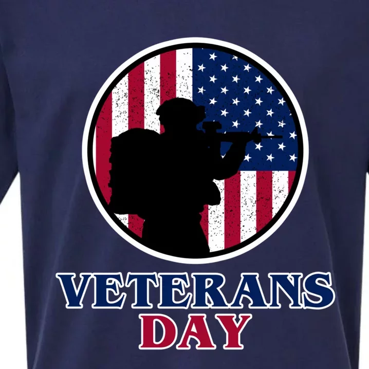 Veteran Gift Meaningful Gift Veterans Day Great Gift Sueded Cloud Jersey T-Shirt