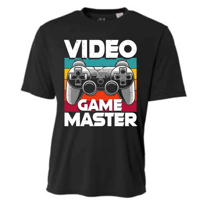 Video Game Master Funny Video Gamer Gift Cooling Performance Crew T-Shirt