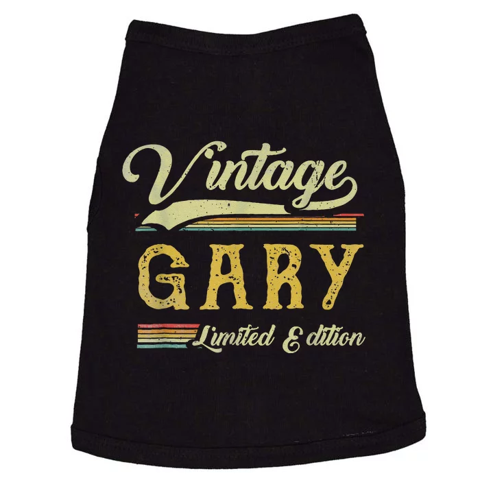 Vintage Gary Name Saying Gifts For Gary Birthday Doggie Tank