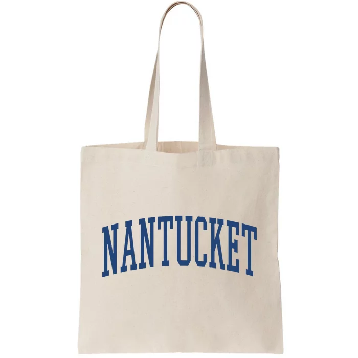 Varsity Grey Nantucket Tote Bag