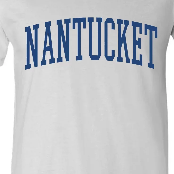 Varsity Grey Nantucket V-Neck T-Shirt