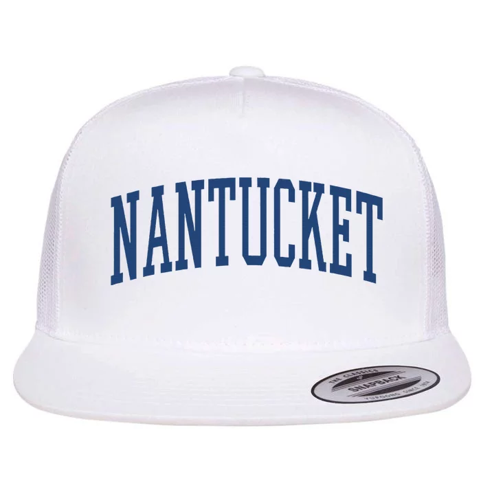 Varsity Grey Nantucket Flat Bill Trucker Hat