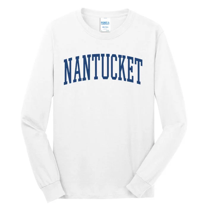 Varsity Grey Nantucket Tall Long Sleeve T-Shirt