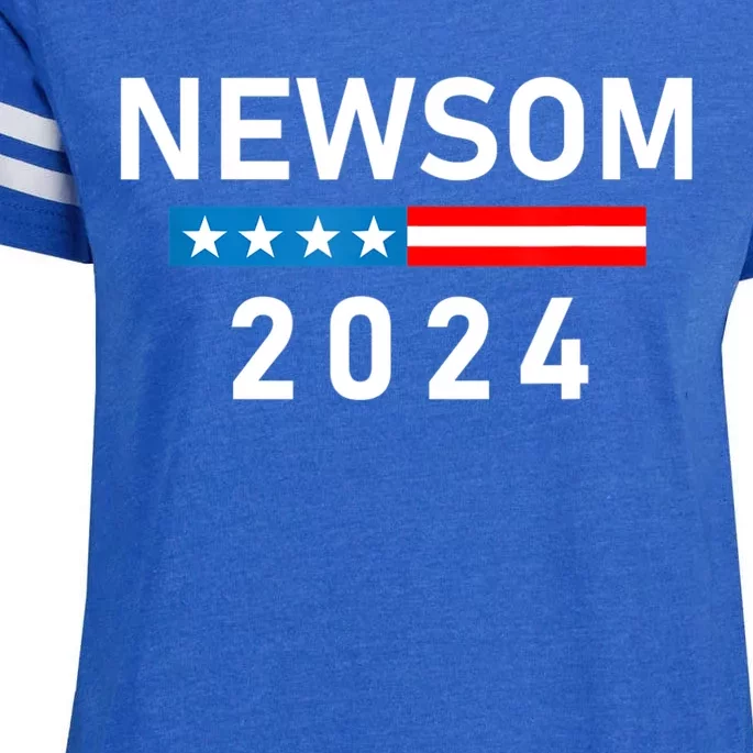 Vote Gavin Newsom President Elect Gavin Newsom Enza Ladies Jersey Football T-Shirt