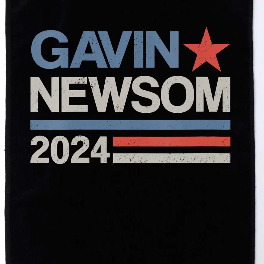 Vintage Gavin Newsom 2024 For President Election Campaign Platinum Collection Golf Towel