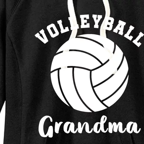 Volleyball Grandma Nana Matching Family Volleyball Team Women's Fleece Hoodie