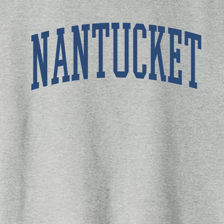 Varsity Grey Nantucket Cool Gift Women's Crop Top Tee