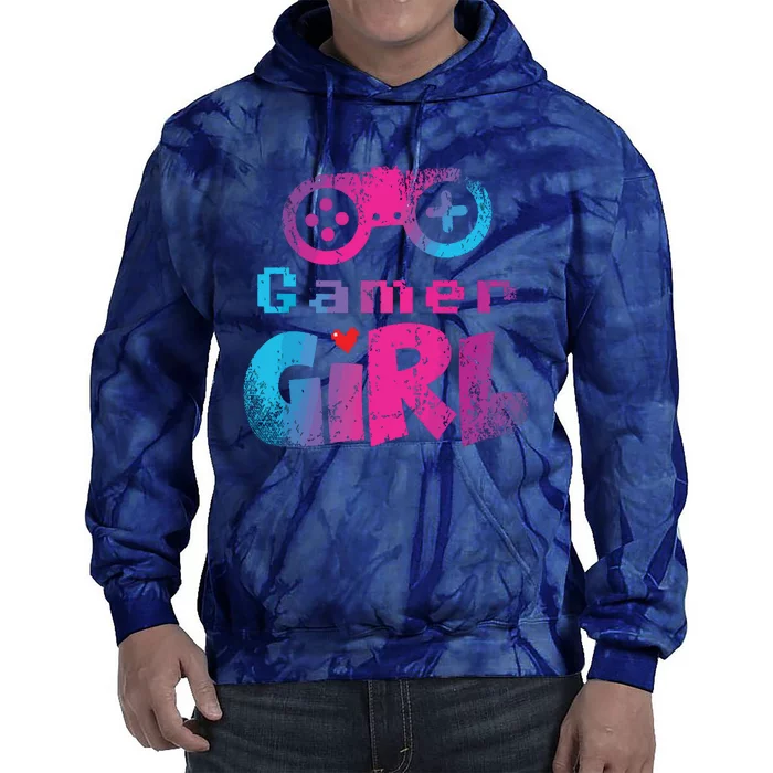 Video Game Nerd E Sport Gaming Girl Gamer Gift Tie Dye Hoodie